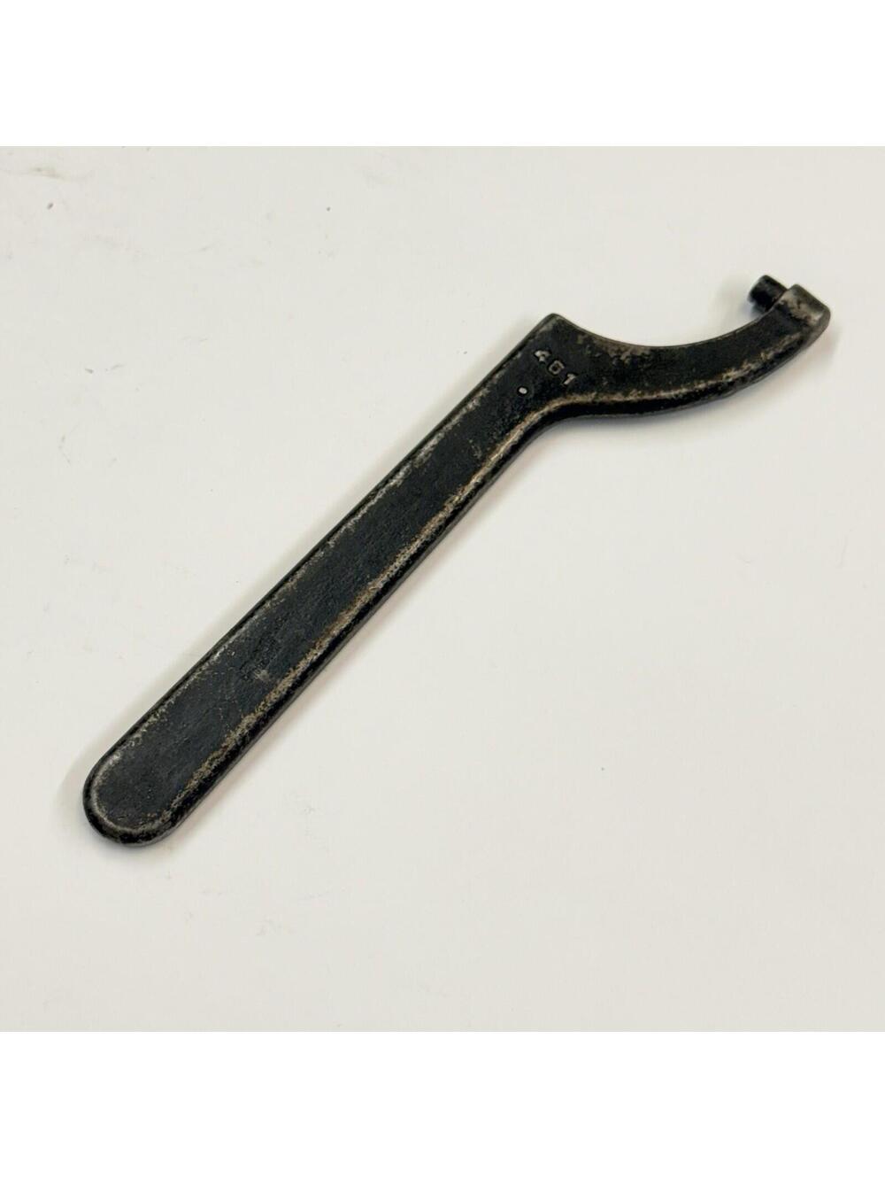 Vintage Armstrong No. 401 Hook Spanner Wrench C-Spanner USA Machinist Tool